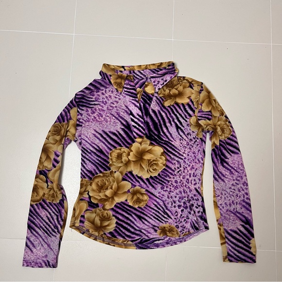 Vintage “Cavalli” esque 70s blouse - Picture 1 of 3